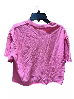 Gildan Dry Blend Girl's Hot Pink T-Shirt Size M Volleyball Logo • $7.98