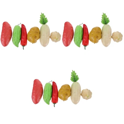 £15.12 • Buy  18 Pcs Simulated Vegetable Model Foam Child Fake Hot Chili Artificial Pepper