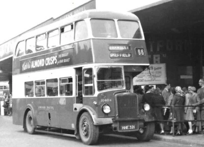 £16.99 • Buy Bus Photo No.66 Sheffield Barnsley Yorkshire People Carr's Crisps 1940s-1950s