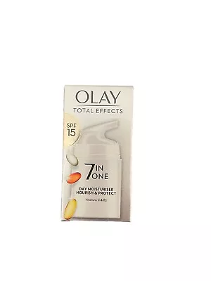 OLAY Total Effects 7 In ONE Anti-Ageing Day Moisturiser-SPF 15 & Protect 50ml • £9.99