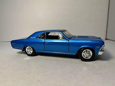 Maisto 1966 Chevrolet Chevelle SS 396 Blue 1/24 Diecast • $15