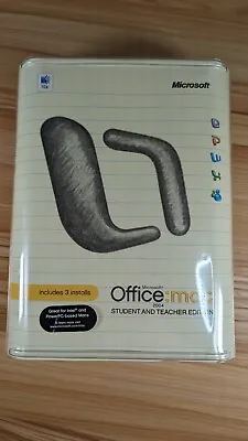 Microsoft Office Mac Student And Teacher 2004 • $4.50