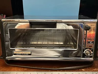 WOW! Vintage GE General Electric Deluxe King Size Toast-R-Oven Toaster T-94 • $27