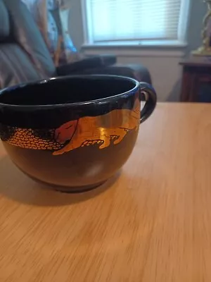 Vintage Wachtersbach  Gold Jaguar  Extra Large Coffee Mug  Germany • $25