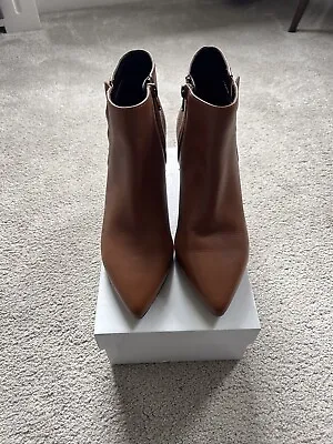 Next Tan Leather Ankle Boots Uk 5 • £5