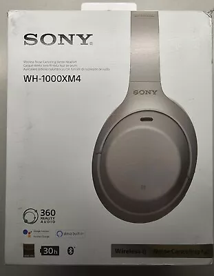 Sony WH1000XM4 Wireless Noise Canceling Over The Ear Headphones - Silver • $189.99