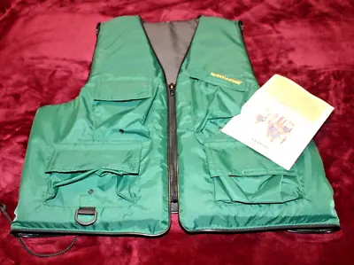 Sterns Tournament Series Fishing Life Vest Jacket Green Unisex Size XXXL • $29.85