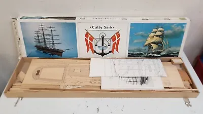 Vintage Billing Boats Cutty Sark Wooden Model Kit No. 459 - Made In Denmark • $299.99