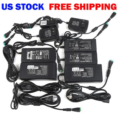 $5.80 • Buy AC TO DC 12V 24V 1A 2A 3A 5A 6.25A 8A 10A Power Supply Adapter LED Strip Light