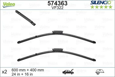 VALEO 574363 Wiper Blade For CITROËNDSPEUGEOTRENAULT • $61.75