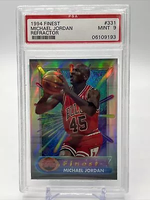 1994 Finest #331 Michael Jordan Refractor PSA 9 MINT • $520