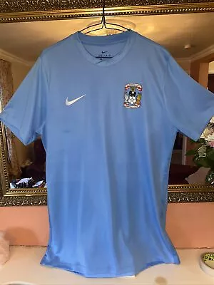 COVENTRY CITY FC NIKE Dri-fit TRAINING TOP Size LARGE BRAND NEW! • £30