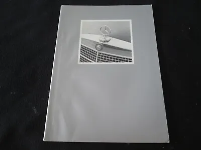 1972 Mercedes Benz Company Catalog 250 280SE 300SEL 4.5 600 350SL SL-R Brochure • $19.98