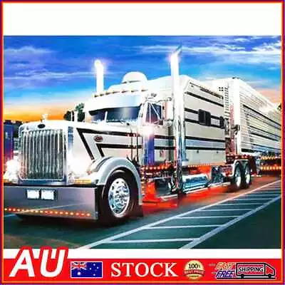 $10.89 • Buy 5D DIY Truck Full Round Diamond Painting Mosaic Picture Kits Wall Art Crafts Set