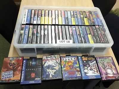 Sega Mega Drive 52- Game Bundle - All Boxed - Tested Working & Rare Games • £680