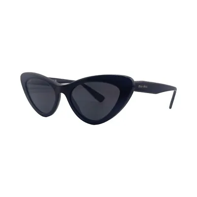 Miu Miu Black Cat Eye Sunglasses 55mm 19mm 140mm - MU 01VS 1AB-5S0 • $150