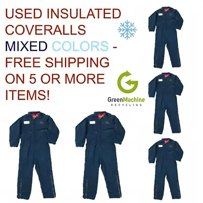 Used Coveralls Insulated Cintas Redkap Unifirst G&K Etc MIXED COLORS  • $25.95