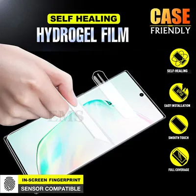 $3.95 • Buy Samsung Galaxy Note 10+ Plus 5G Note 8 9 Hydrogel Full Coverage Screen Protector