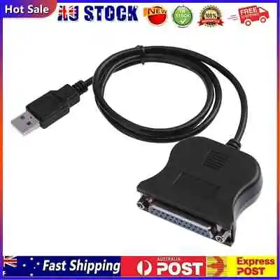 $9.75 • Buy USB 2.0 Male To 25 Pin DB25 Female Parallel Port Printer Adaptor Cable Wire AU