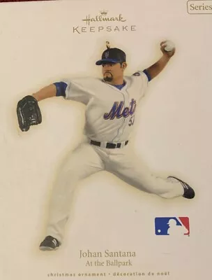 2009 Hallmark Johan Santana At The Ballpark Mets Series #14 14 Ornament NEW • $10