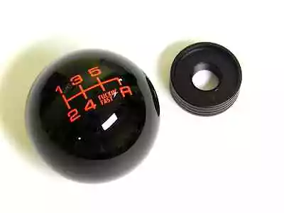 Vms Black Red Fing Fast Shift Knob 6 Speed Short Throw Shifter Lever M10x1.25 3 • $24.95