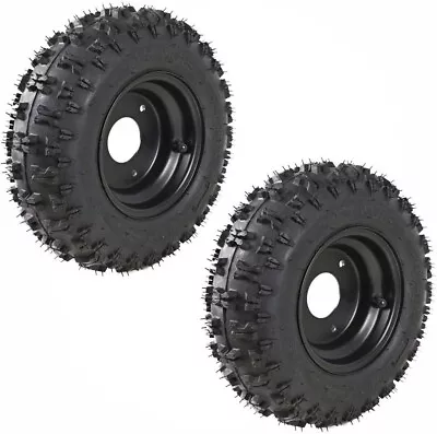 2pc 4.10-6 Inch Wheel Rim Tyre Tire For Go Kart Drift Trike Buggy ATV Quad Mower • $94.99