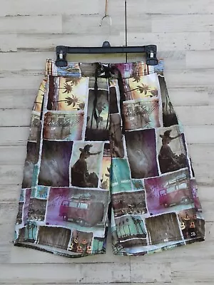 $7.77 • Buy Joe Boxer Swim Trunks Men’s Small S/C Board Shorts Bathing Beach Suit VW Bus