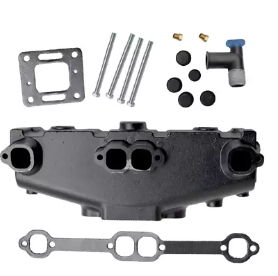 Marine Exhaust Manifold With Gasket For MCM/MIE GM V8 305 350 377 Cid 5.0L 5.7L • $179.99