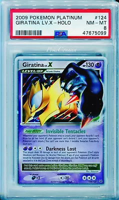 PSA 8 Pokemon Giratina Lv X Platinum 124/127 Holo Rare Card • $99.99