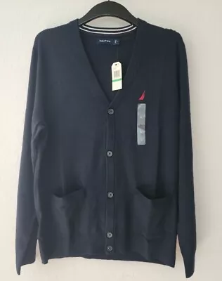 Men's Nautica Navtech Knit Cardigan Button Down Size L • $29.95