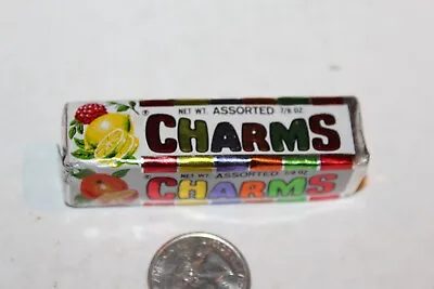 $29.99 • Buy RARE SEALED 1960s Charms Hard Candy Roll Packaging Box Advertising HTF NOS VTG