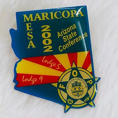 2002 Fraternal Order Of Police FOP Mesa Arizona State Conference Enamel Pin • $9.99