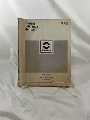 Vintage General Motors AC-DELCO Student Reference Manual • $12