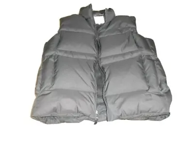 Men's ALEX CANNON Puffer Vest LARGE (BLACK) - Down & Fowl Feather Filled  • $23.95
