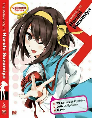 The Melancholy Of Haruhi Suzumiya Sea 1-2 + Ona + Movie Anime Dvd English Dubbed • $35.99