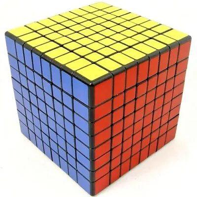 ShengShou 8x8x8 Speed Magic Cube Professional Twist Puzzle Funny Toys Black • $32.99
