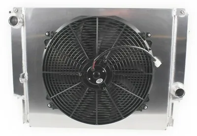 2Row Aluminum Radiator 16 Fan For 1992-1999 BMW E36 M3 3 Series 325TD 323 328 Z3 • $165