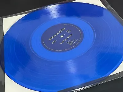 Original Kanye West Jesus Is King Vinyl Album Blue Vinyl -- NEW SEALED • $39.49