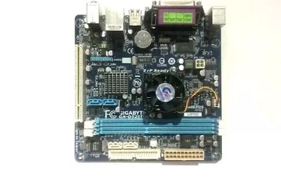 $35 • Buy Gigabyte GA-D525TUD Mini ITX Motherboard + CPU, Integrated Intel Atom D525
