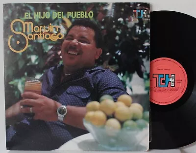 Marvin Santiago LP “El Hijo Del Pueblo” Top Hits Costa Rica ~ VG++ Latin Salsa • $9