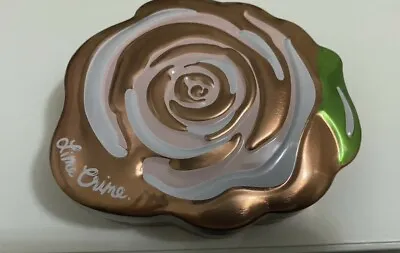 Bn   Lime Crime   Champagne Rose Small Keepsake Rose Tin ! • £4