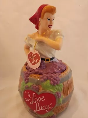 Vintage But New Westland I Love Lucy  Grape Stomping  Cookie Jar  • $169.95