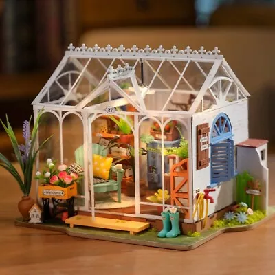 Rolife Dreamy Garden House DIY Dollhouse 3D Wooden Puzzle Decor Adult Xmas Gift • £39.99