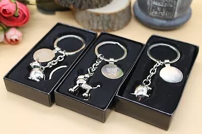 £6 • Buy Personalised Trolley Coin Animal Charm Pig Cat Dog Christmas Gift