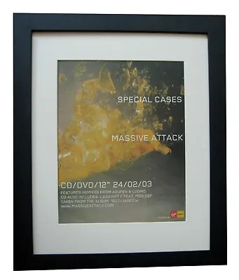 Massive Attack+special Cases+poster+ad+rare+original 2003+framed+fast World Ship • £69.95