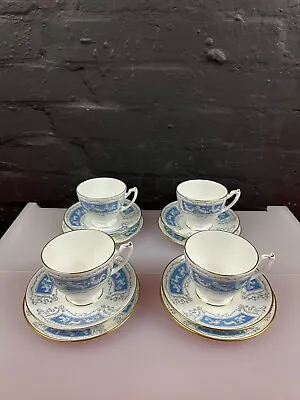 4 X Coalport Revelry Tea Trios Cups Saucers And Side Plates 2 Sets Available • £32.99