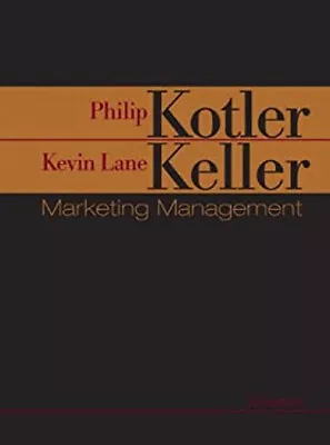 Marketing Management Hardcover Kevin Kotler Philip Keller • $4.52