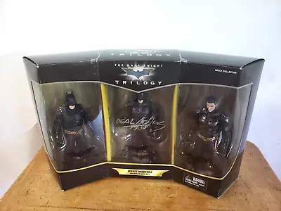 Dark Knight Trilogy Movie Masters Premium Box Set | Toys R Us NEAL ADAMS SIGNED • $89.99