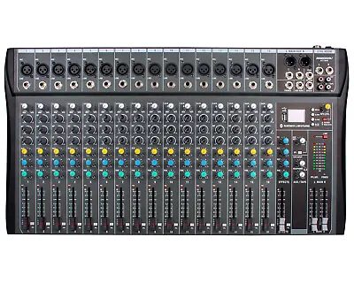 AT160S 16 Channel Audio Music USB Mixing Console Computer Playback Phantom Power • $170.99