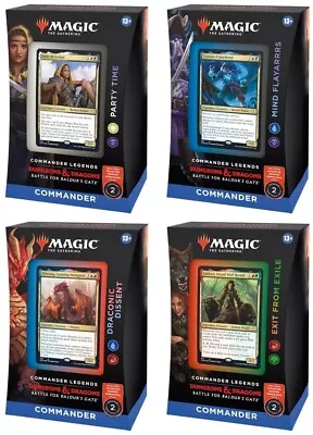 Pick A Card (All $1) - NM REPRINTS Decks Commander Legends Baldur's Gate MTG • $1